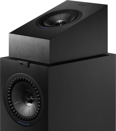 Kef Q50a Ζεύγος Ηχείων Hi-Fi Βιβλιοθήκης 100W 2 Δρόμων Π18xΒ25.9xΥ17.4εκ. Μαύρο