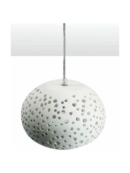 Inlight Adjustable Pendant Light White with Socket E27 28x28cm