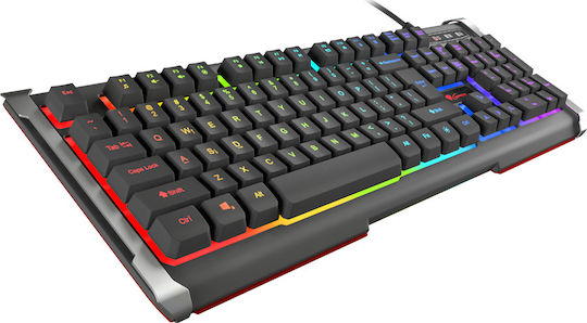 Genesis Rhod 400 RGB Гейминг Клавиатура с RGB подсветка (Английски US) Черен