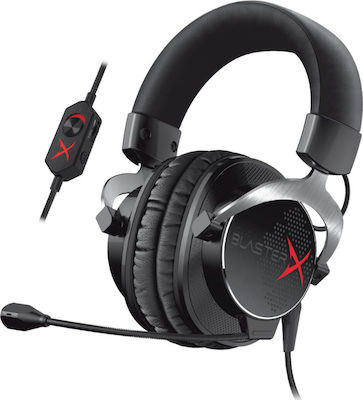 Creative Sound BlasterX H5 Tournament Edition Over Ear Gaming Headset με σύνδεση 3.5mm