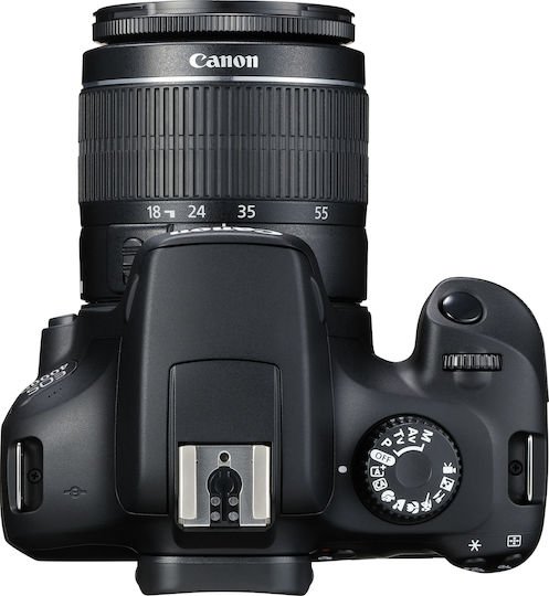 Canon DSLR Camera EOS 4000D Crop Frame Kit (EF-S 18-55mm F3.5-5.6 DC III) Black