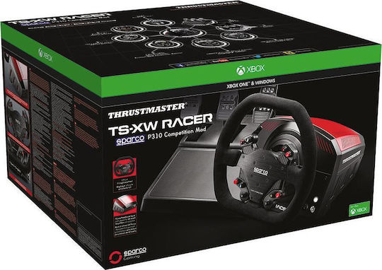 Thrustmaster TS-XW Racer Sparco P310 Τιμονιέρα με Πετάλια για PC / XBOX One με 1080° Περιστροφής