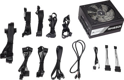 Corsair RMi Series RM650i 650W Τροφοδοτικό Υπολογιστή Full Modular 80 Plus Gold