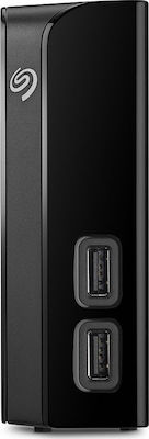 Backup Plus Hub Desktop USB-A 3.0 Εξωτερικός HDD 8TB 3.5" Μαύρο