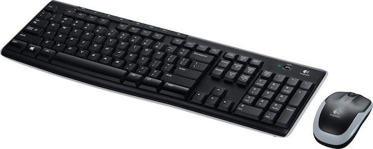 Logitech Wireless Combo MK270 Σετ Πληκτρολόγιο & Ποντίκι Ελληνικό