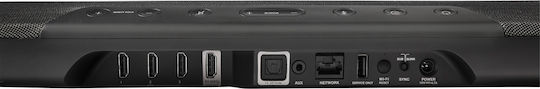 Polk Audio MagniFi MAX SR Soundbar 5.1 Bluetooth, HDMI și Wi-Fi 400W cu Telecomanda Negru