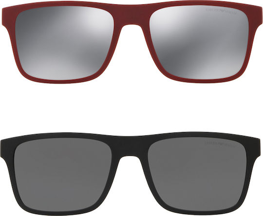 Emporio Armani Plastic Eyeglass Frame with Clip On Black EA4115 50421W