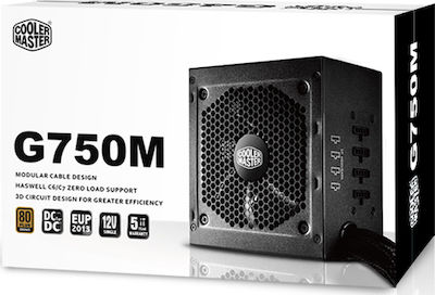 CoolerMaster G750M 750W Sursă de alimentare Semi-modular 80 Plus Bronze