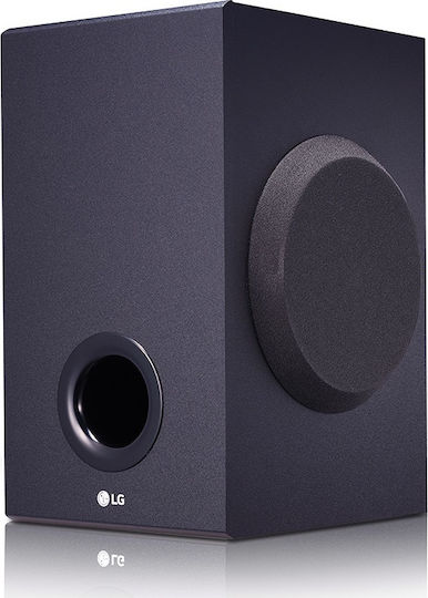 LG SJ2 Soundbar 2.1 Bluetooth 160W με Ασύρματο Subwoofer και Τηλεχειριστήριο Μαύρο