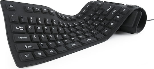 Gembird KB-109F Tastatur mit Touchpad Englisch US