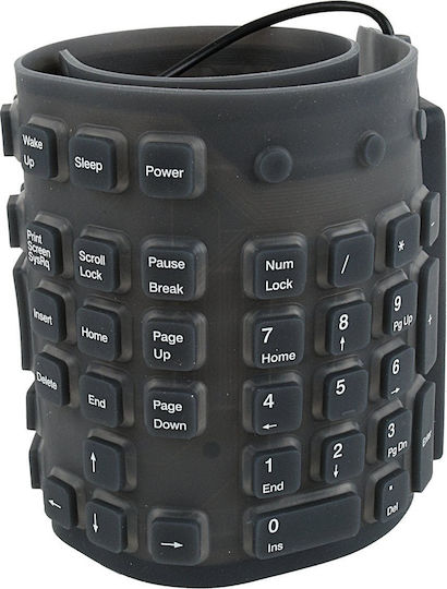 Gembird KB-109F Tastatur mit Touchpad Englisch US