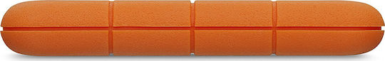 Lacie Rugged USB-C USB 3.1 External 3.5" HDD 1TB Orange