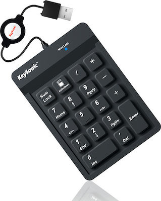 KeySonic ACK-118BK Numeric Keypad