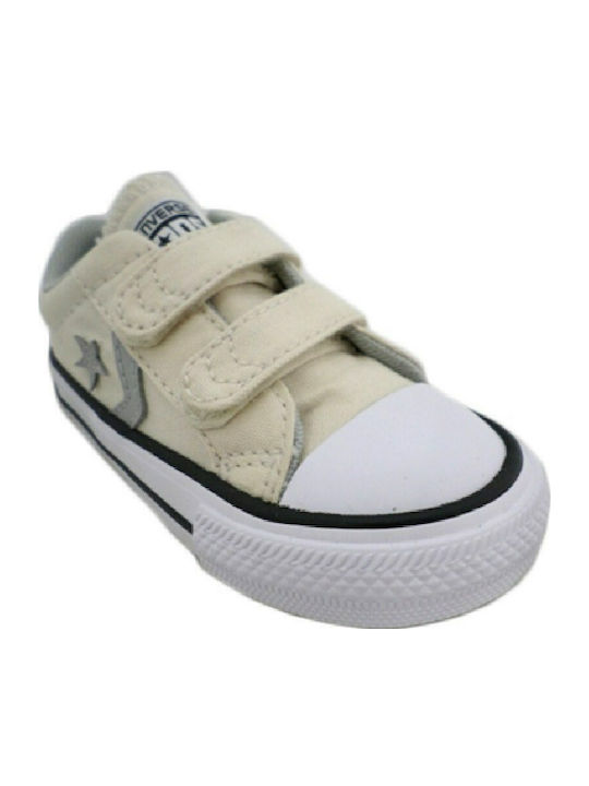 Converse Încălțăminte Sport pentru Copii talpa joasa Chuck Taylor All Star Youth cu Scai Bej