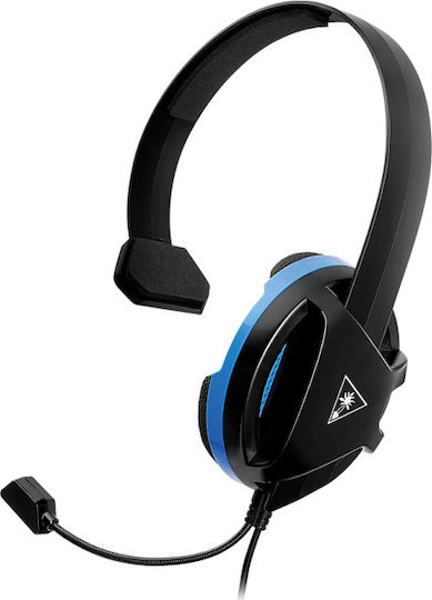 Turtle Beach Recon Chat PS4 Over Ear Gaming Headset με σύνδεση 3.5mm Μπλε