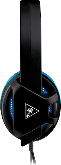 Turtle Beach Recon Chat PS4 Over Ear Gaming Headset με σύνδεση 3.5mm Μπλε