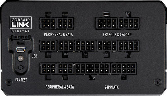 Corsair HXi Series HX850i 850W Τροφοδοτικό Υπολογιστή Full Modular 80 Plus Platinum