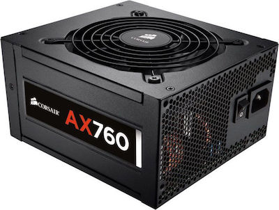 Corsair AX Series AX760 760W Power Supply Full Modular 80 Plus Platinum