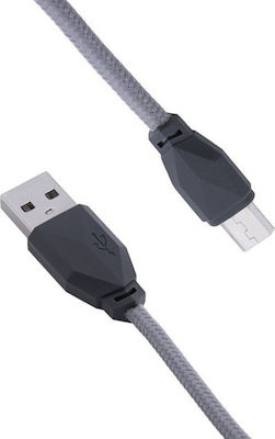 Awei CL-982 1m Braided USB 2.0 to micro USB Cable Gray