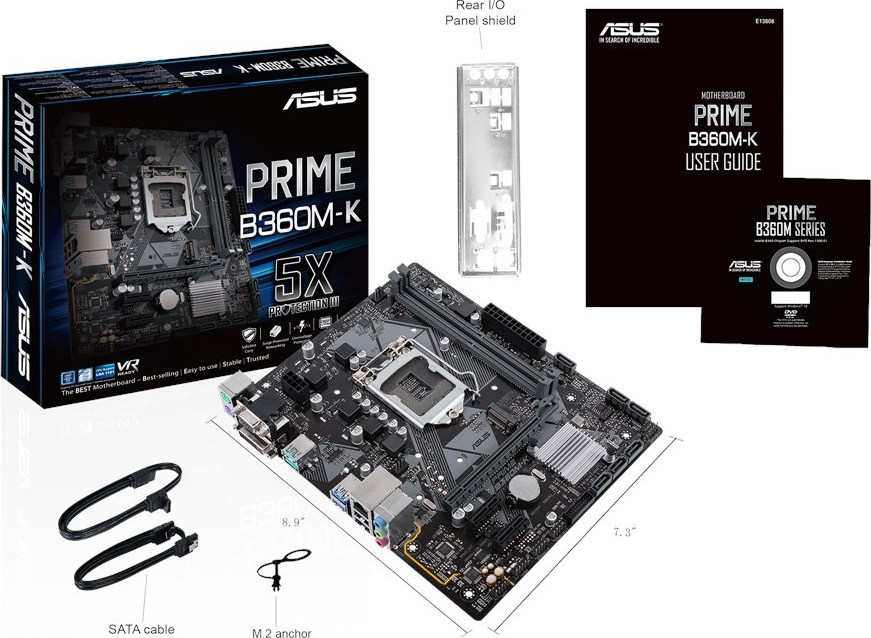 Совместимость asus prime b360m k