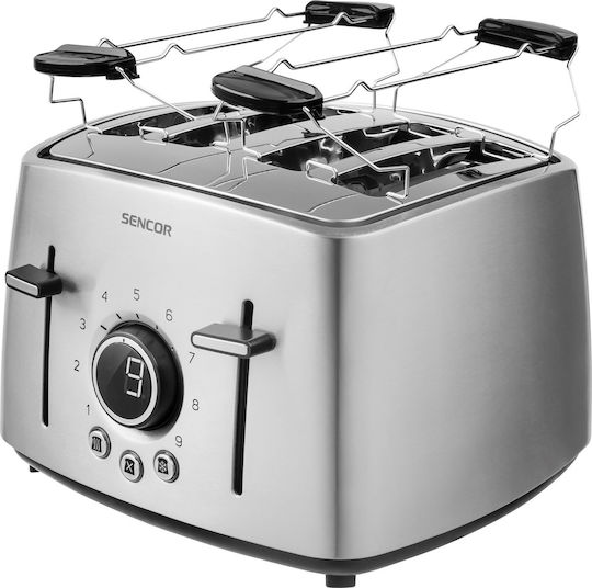 Sencor Тостер 4 слота 1600W Inox