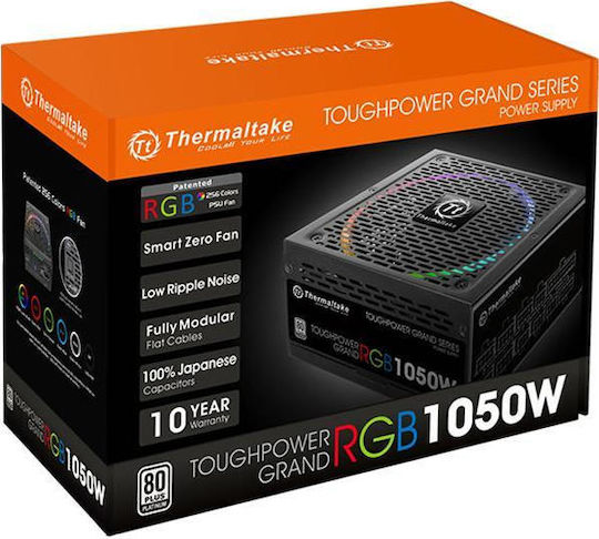 Thermaltake Toughpower Grand RGB 1050W Black Computer Power Supply Full Modular 80 Plus Platinum