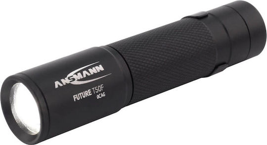 Ansmann Flashlight LED with Maximum Brightness 60lm Torch Future T50F Black
