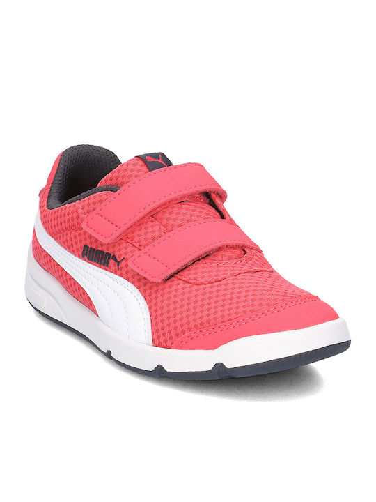 Puma Αthletische Kinderschuhe Laufen Stepfleex 2 Mesh V PS Rosa