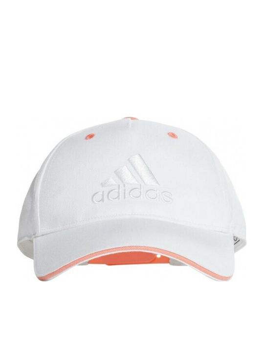 adidas Kids' Hat Jockey LK Graphic White adidas Kids' Hat Jockey LK Graphic White