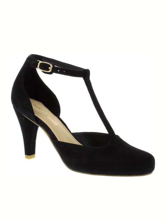 Clarks Dalia Tulip Black Suede Pumps Schwarz 26132289