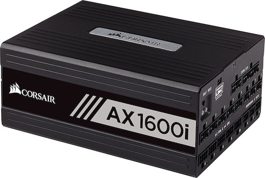Corsair AX Series AX1600i 1600W Μαύρο Τροφοδοτικό Υπολογιστή Full Modular 80 Plus Titanium