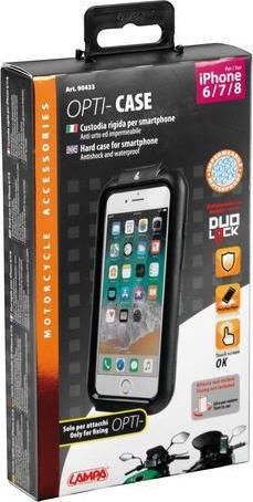 Lampa Hard Case Optiline Duolock Θήκη Κινητού Apple iPhone 6 / 7 / 8 / SE 2020 για Βάση Στήριξης Μοτοσυκλέτας