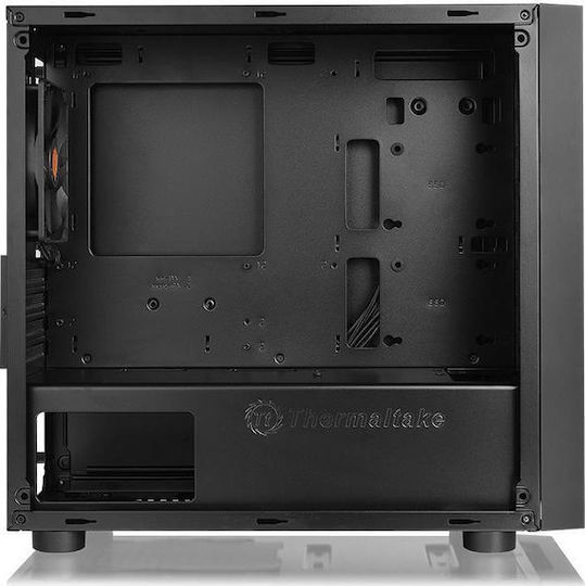 Thermaltake Versa H17 Window Gaming Micro Tower Κουτί Υπολογιστή Μαύρο