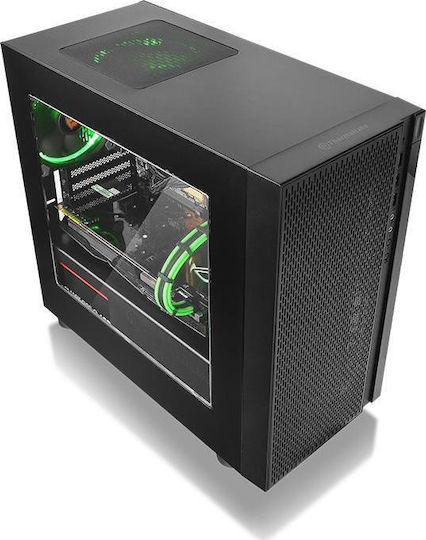 Thermaltake Versa H18 Gaming Midi Tower Computer Case with Side Window Black