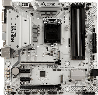 MSI B360M Mortar Titanium Motherboard Micro ATX mit Intel 1151 Socket