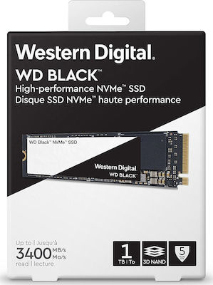 Western Digital WD Black SSD 1TB τύπου M.2 με σύνδεση PCI Express 3.0 WDS100T2X0C