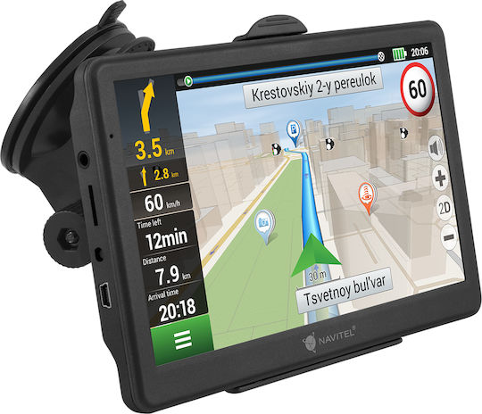 Navitel 7" Display GPS Device with USB and Card Slot