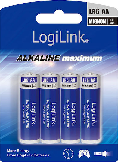 LogiLink Ultra Алкални Батерии AA 1.5V 4бр