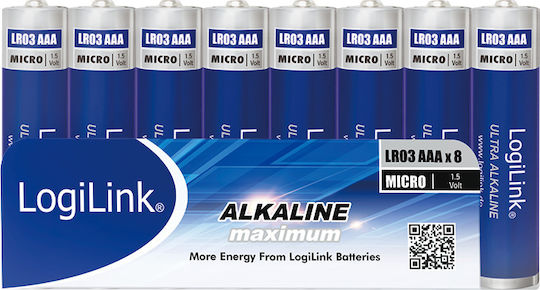 LogiLink Ultra Baterii Alcaline AAA 1.5V 8buc