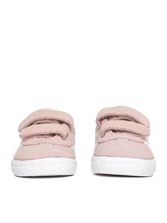 Gazelle Originals Kinder Sneaker mit Bügel- und Schleifenverschluss Icey Pink / Cloud White