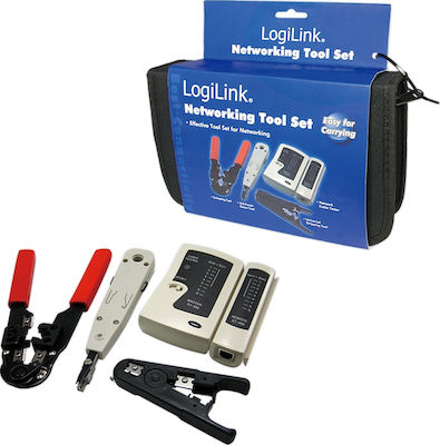 LogiLink WZ0012 Tool Casket with 4 Network Repair Kit