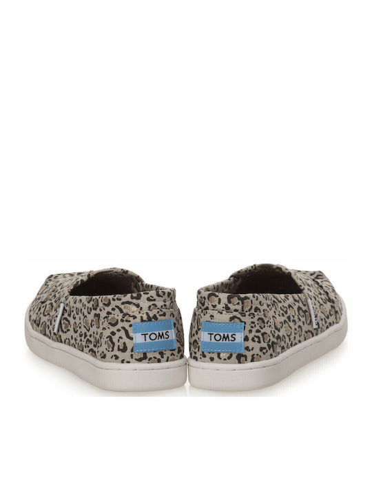 Kids Espradrilles Slip-On Beige Alpargata Canvas Youth