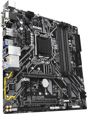 Gigabyte H370M DS3H (rev. 1.0) Placă de bază Micro ATX cu Intel 1151 rev 2 - 1151 revizia 2 Socket