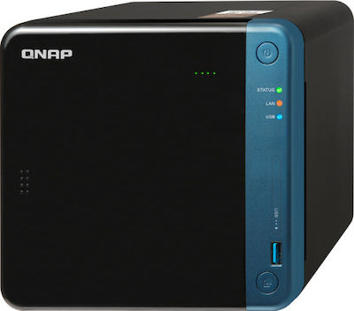 QNap TS-453BE-2G NAS Tower με 4 θέσεις για HDD/SSD και 2 θύρες Ethernet
