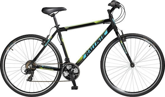 District 28" White Trekking Bicycle with 7 Speeds