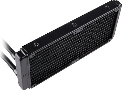 Corsair Hydro Series H100x Υδρόψυξη Επεξεργαστή Διπλού Ανεμιστήρα 120mm για Socket AM4/1200/115x
