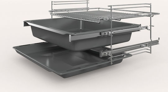 Pitsos Herd 66Es mit Keramikkochfeldern B60cm. Inox