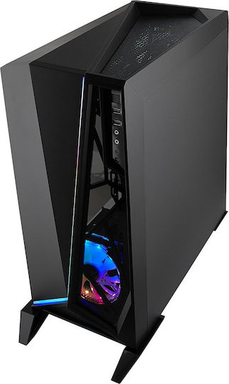 Corsair Carbide Series Spec-Omega Gaming Midi Tower Κουτί Υπολογιστή με Πλαϊνό Παράθυρο και RGB Φωτισμό Μαύρο