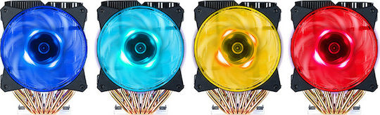 CoolerMaster MasterAir MA620P Cooler Procesor Ventilatoare de răcire CPU pentru Socket /A/M/4/ / / /1/1/5/x/ / cu RGB Iluminare