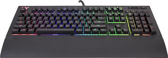 Thermaltake TT Premium X1 RGB Gaming Keyboard with Cherry MX Speed Switches and RGB Lighting (English US)